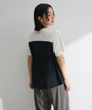 日本直送Bustier Docking Drost 5 Minute Sleeve Pullover HLY & CHOCCICO