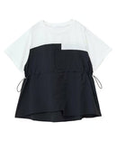 日本直送Bustier Docking Drost 5 Minute Sleeve Pullover HLY & CHOCCICO