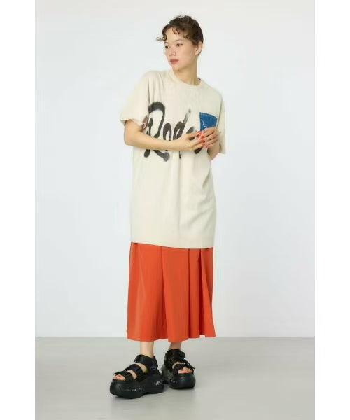 日本直送Rode Crown Spray Logo Knit Dress - HLY & CHOCCICO