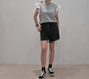 韓國直送Ruffled Elegance Tee - HLY & CHOCCICO