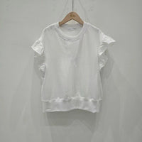韓國直送Ruffled Elegance Tee - HLY & CHOCCICO