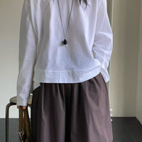 韓國直送Essential Layered Sweat／ Silk Flow Skirt