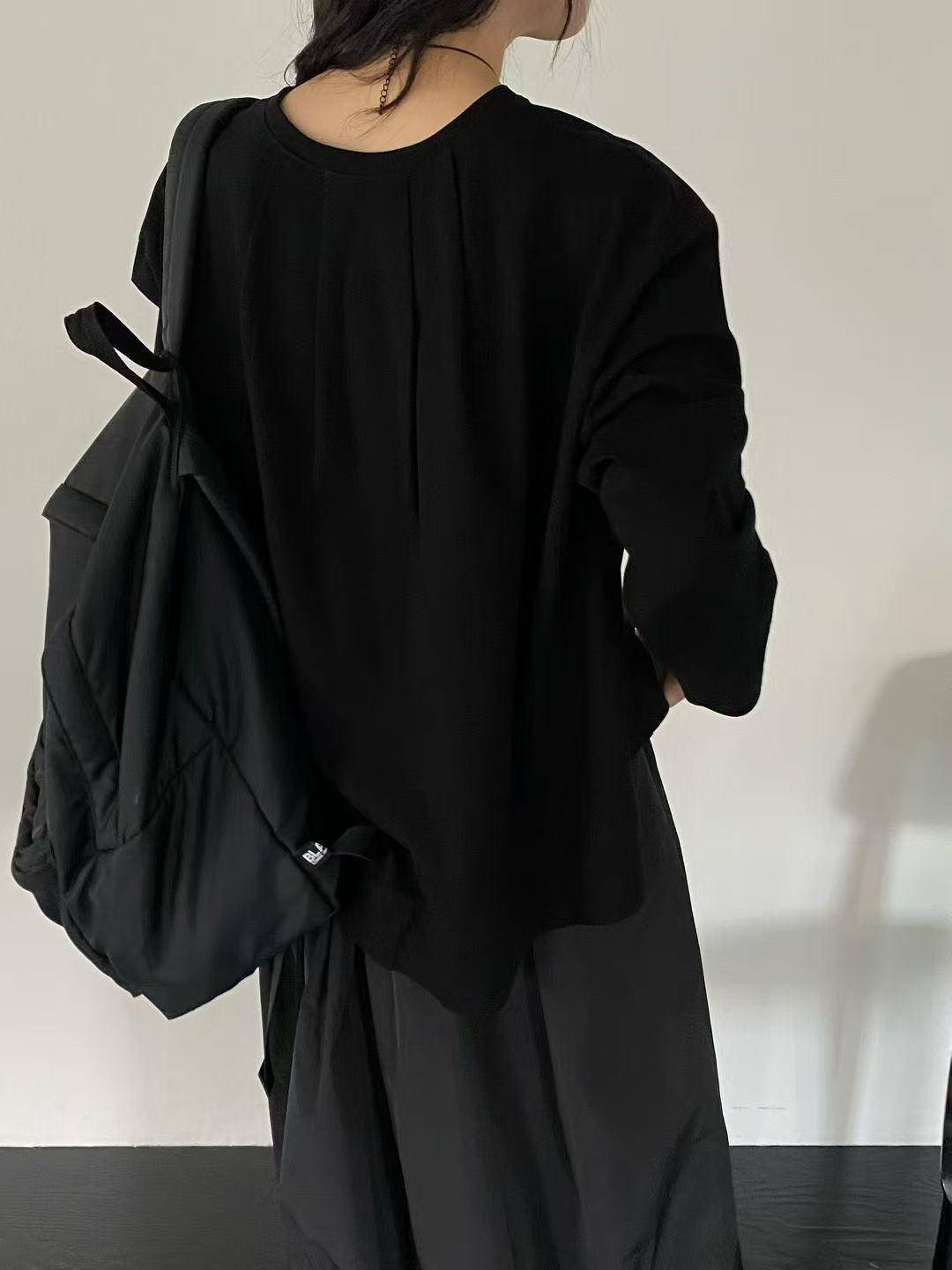 韓國直送Essential Layered Sweat／ Silk Flow Skirt