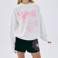 Mardi Sweatshirt Triple Flower - HLY & CHOCCICO