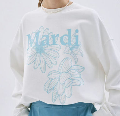 Mardi Sweatshirt Triple Flower - HLY & CHOCCICO