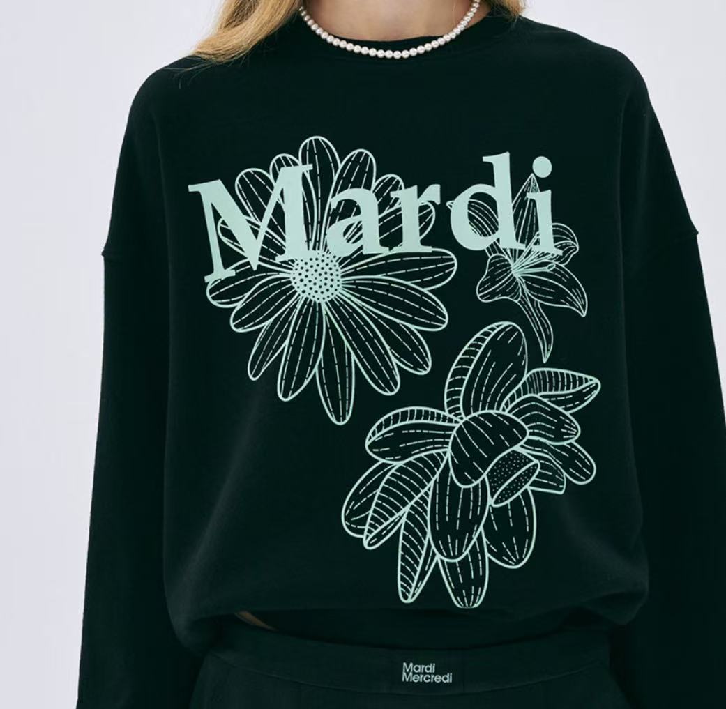 Mardi Sweatshirt Triple Flower - HLY & CHOCCICO