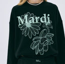Mardi Sweatshirt Triple Flower - HLY & CHOCCICO