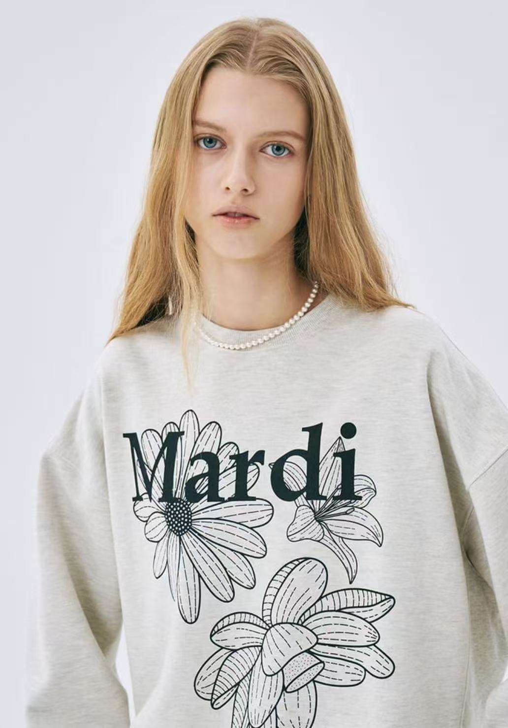 Mardi Sweatshirt Triple Flower - HLY & CHOCCICO