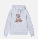 MARITHE CLASSIC LOGO & BEAR HOODIE - HLY & CHOCCICO