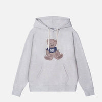 MARITHE CLASSIC LOGO & BEAR HOODIE - HLY & CHOCCICO