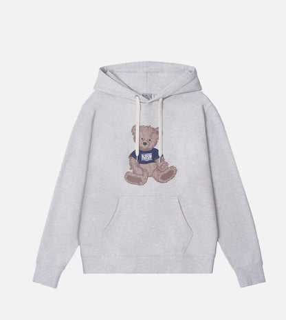 MARITHE CLASSIC LOGO & BEAR HOODIE - HLY & CHOCCICO