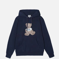 MARITHE CLASSIC LOGO & BEAR HOODIE - HLY & CHOCCICO