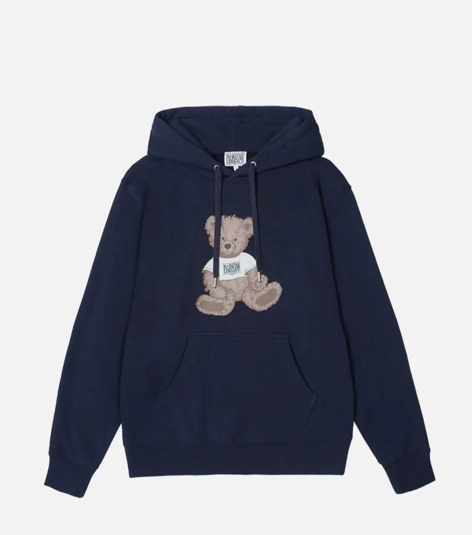 MARITHE CLASSIC LOGO &amp; BEAR HOODIE - HLY &amp; CHOCCICO