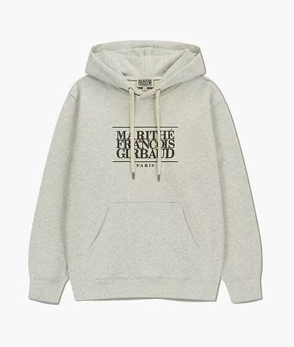 MARITHE CLASSIC LOGO & BEAR HOODIE - HLY & CHOCCICO