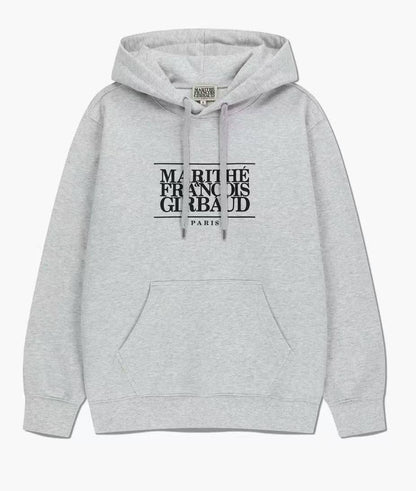 MARITHE CLASSIC LOGO & BEAR HOODIE - HLY & CHOCCICO