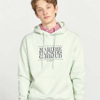 MARITHE CLASSIC LOGO & BEAR HOODIE - HLY & CHOCCICO