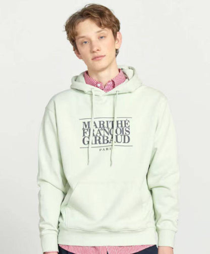 MARITHE CLASSIC LOGO & BEAR HOODIE - HLY & CHOCCICO