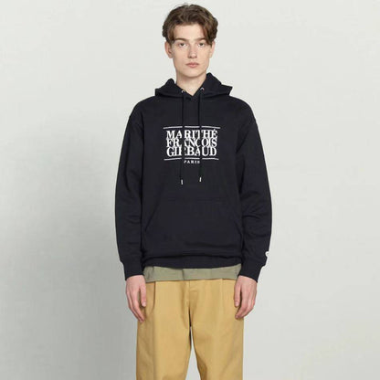 MARITHE CLASSIC LOGO & BEAR HOODIE - HLY & CHOCCICO