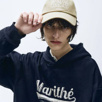 Marithe Vintage Baseball Hoodie - HLY & CHOCCICO