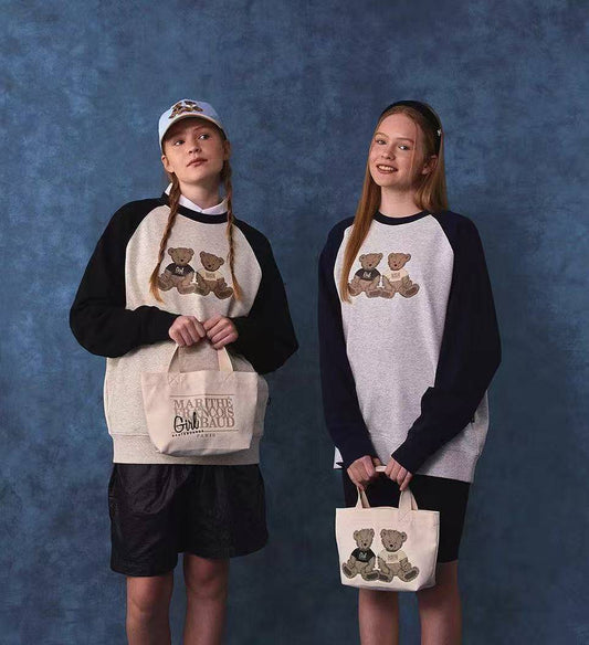 Girl x MFG Twin Bear Sweatshirt - HLY & CHOCCICO