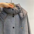 韓國直送Hand Made Alpaca Hoodie Jacket - HLY & CHOCCICO