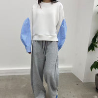 韓國直送Chic Layered Sweatshirt