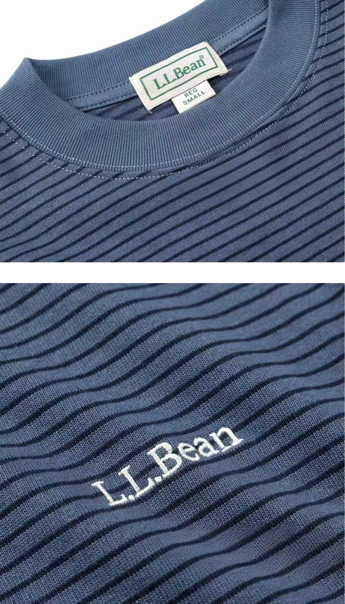 L.L Bean Union Long Sleeve Stripe Tee