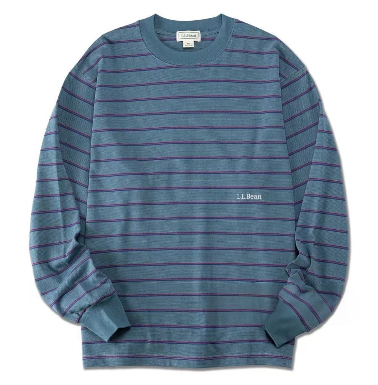L.L Bean Union Long Sleeve Stripe Tee
