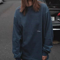 L.L Bean Union Long Sleeve Stripe Tee