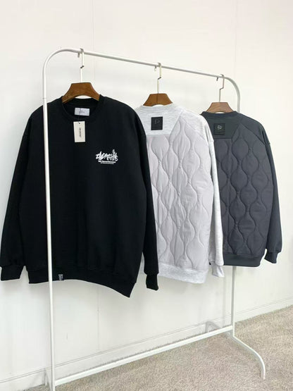 韓國直送 2ND ARCHIVE Basic Padded Sweatshirt - HLY &amp; CHOCCICO