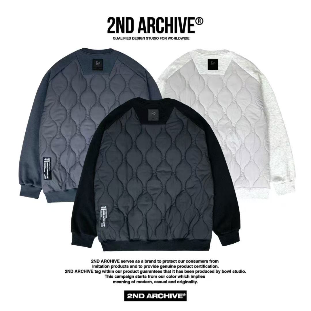 韓國直送 2ND ARCHIVE Basic Padded Sweatshirt - HLY & CHOCCICO