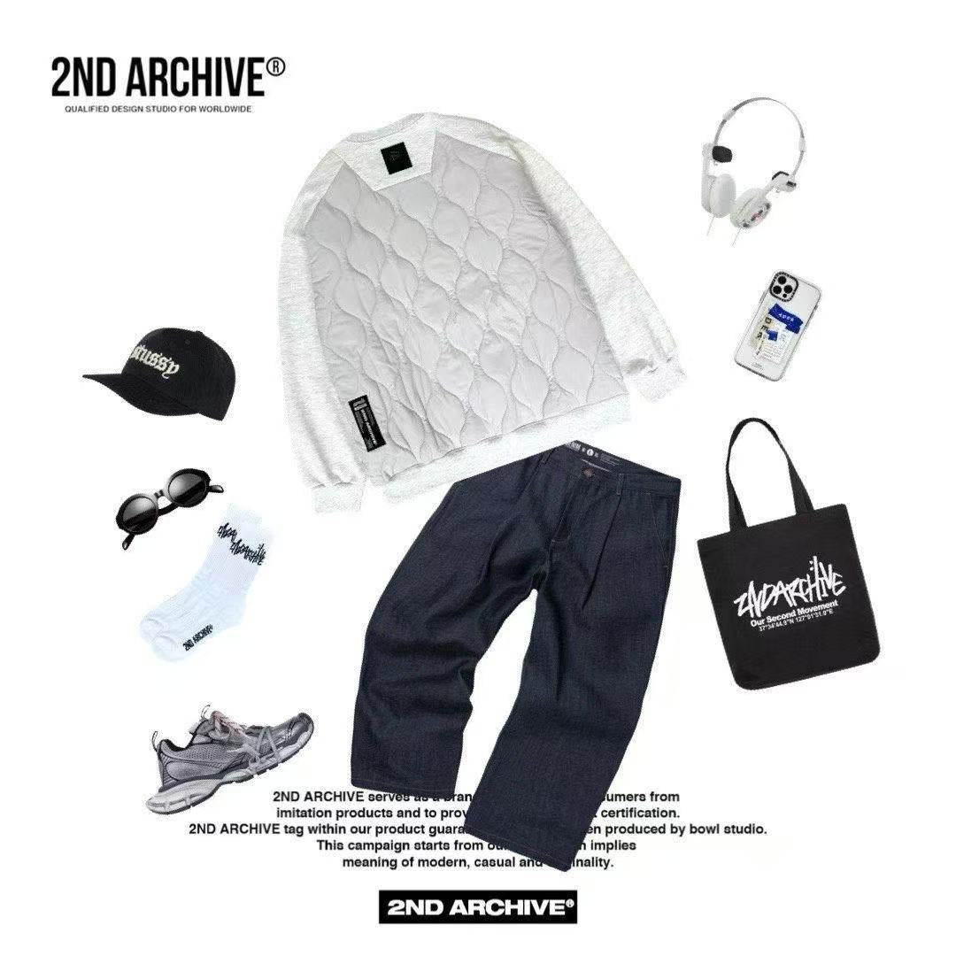 韓國直送 2ND ARCHIVE Basic Padded Sweatshirt - HLY &amp; CHOCCICO