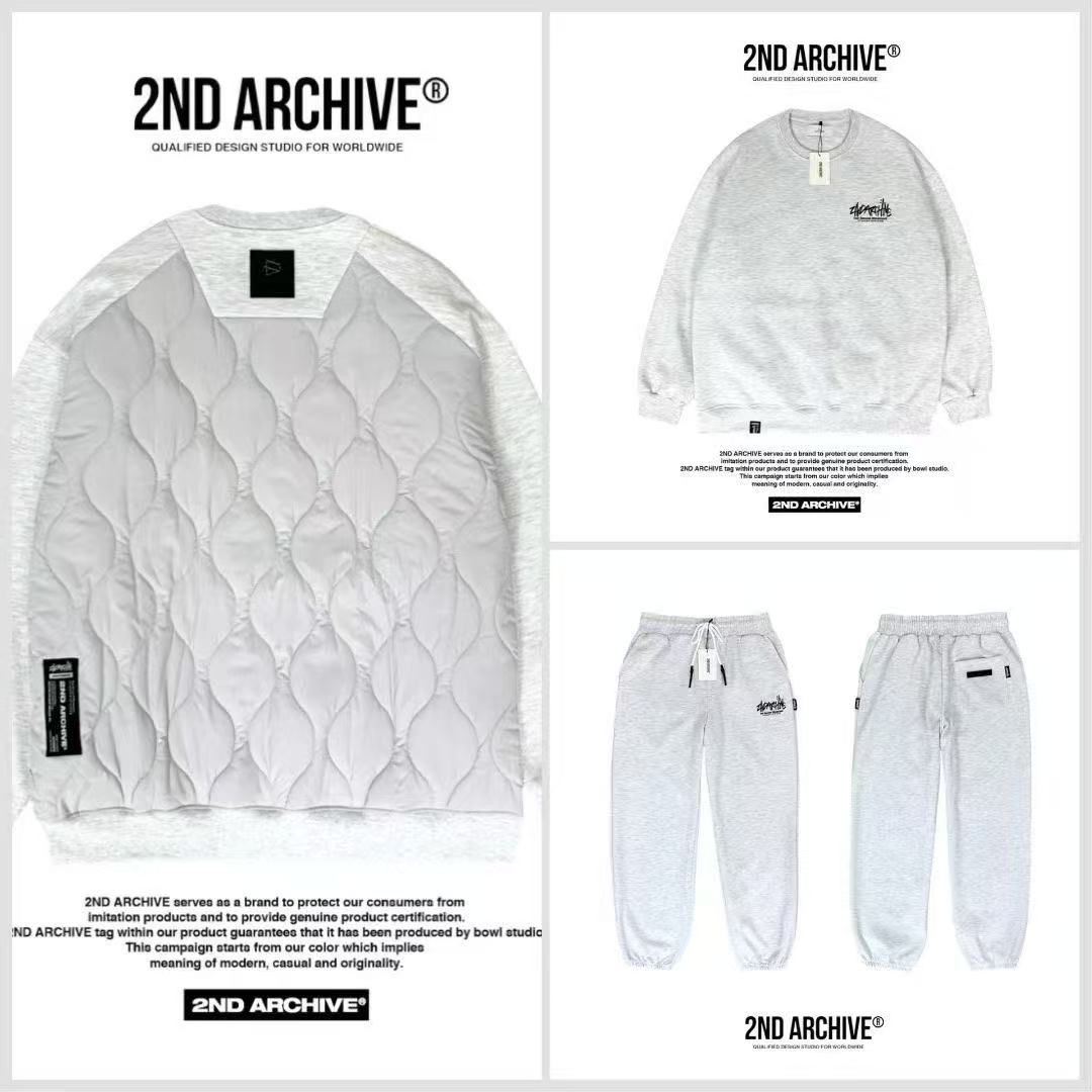 韓國直送 2ND ARCHIVE Basic Padded Sweatshirt - HLY &amp; CHOCCICO