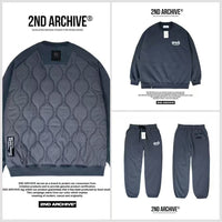韓國直送 2ND ARCHIVE Basic Padded Sweatshirt - HLY & CHOCCICO