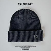 韓國直送 2ND ARCHIVE Stone Washing Cuff Beanie