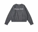 MATIN KIM  COLOR LINE POINT LOGO KNIT PULLOVER - HLY & CHOCCICO