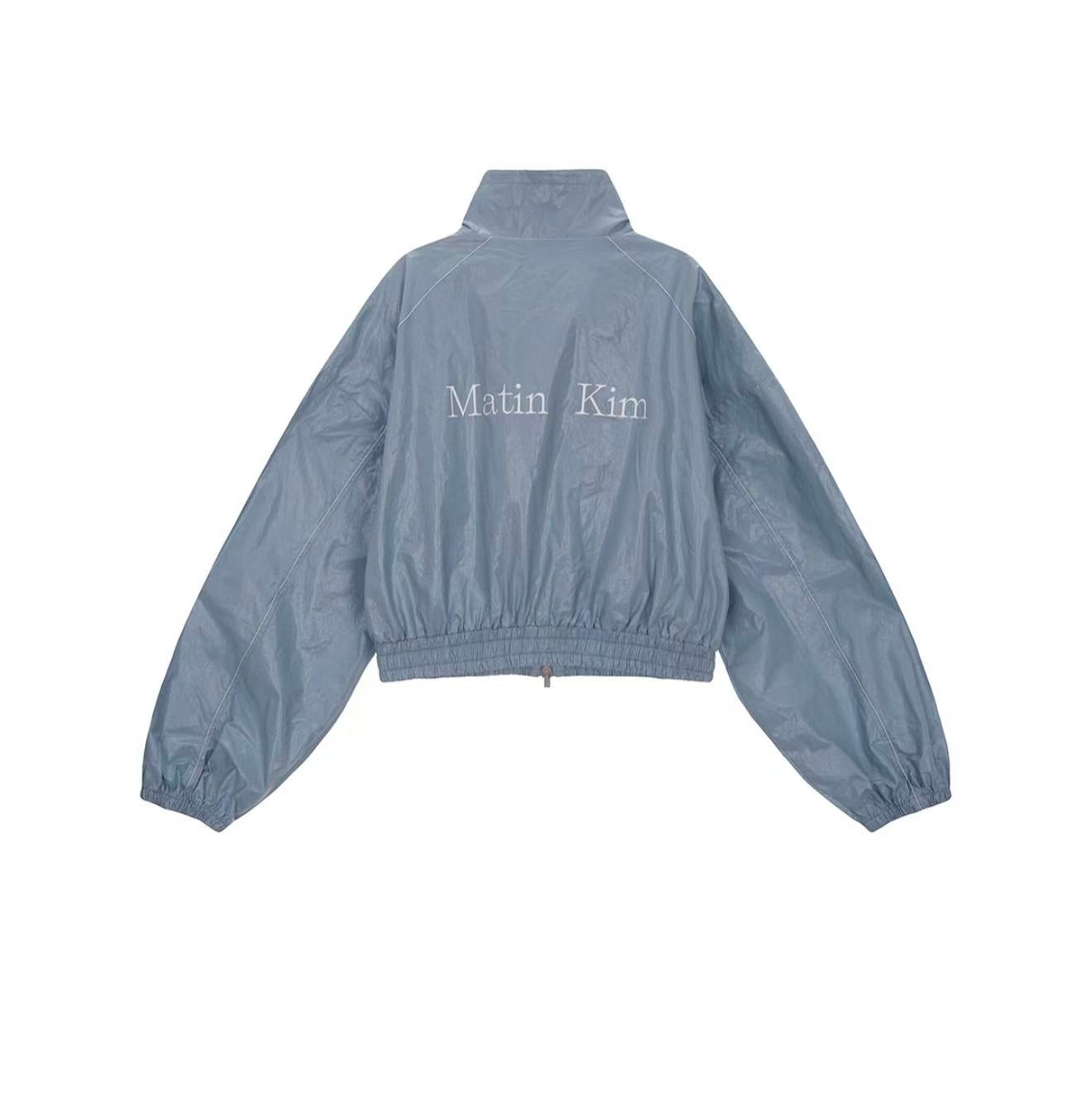 MATIN KIM MATIN COATING CROP BLOUSON