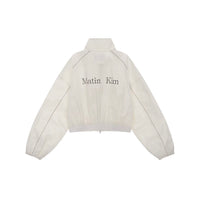 MATIN KIM MATIN COATING CROP BLOUSON