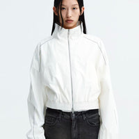 MATIN KIM MATIN COATING CROP BLOUSON