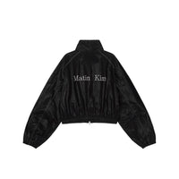 MATIN KIM MATIN COATING CROP BLOUSON