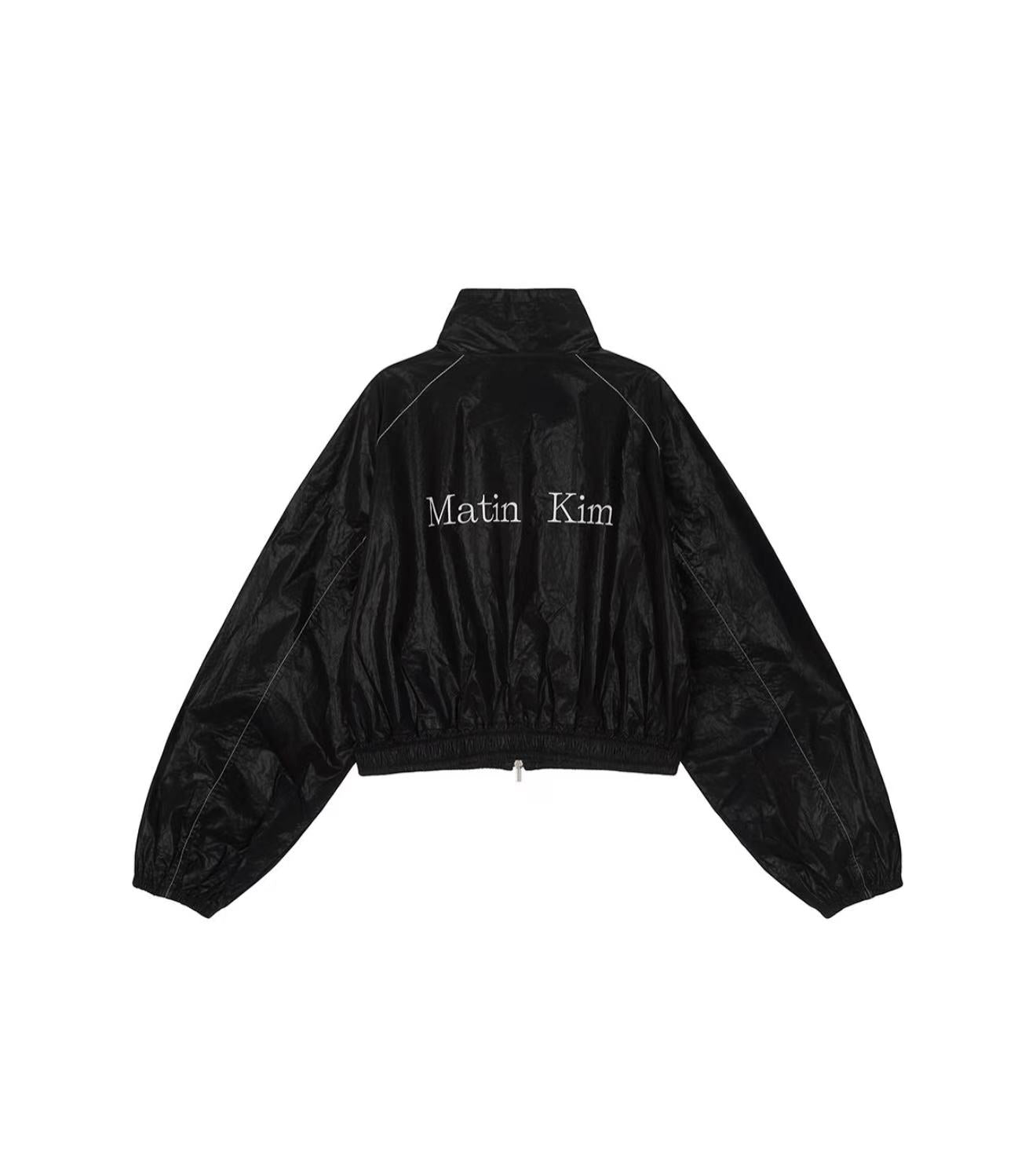 MATIN KIM MATIN COATING CROP BLOUSON