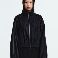 MATIN KIM MATIN COATING CROP BLOUSON