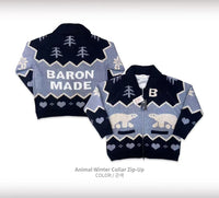 韓國直送Baron Animal Winter Collar Zip -Up - HLY & CHOCCICO