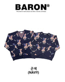 韓國直送Baron American Flag Bear Brick Cardigan - HLY & CHOCCICO