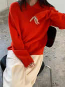 韓國直送Casual Chic Sweater t／ Versatile Flared Skirt - HLY & CHOCCICO