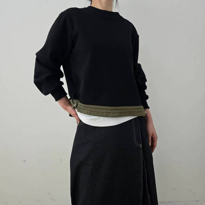 韓國直送Drawstring Sweatshirt - HLY &amp; CHOCCICO