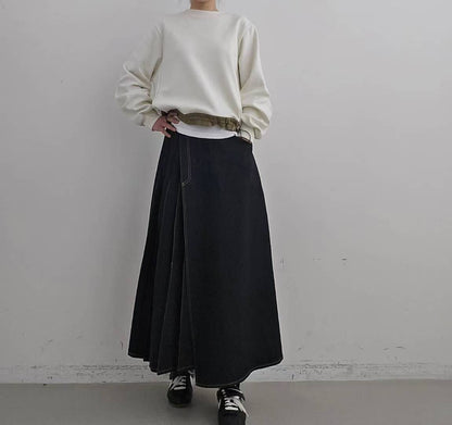 韓國直送Drawstring Sweatshirt - HLY &amp; CHOCCICO