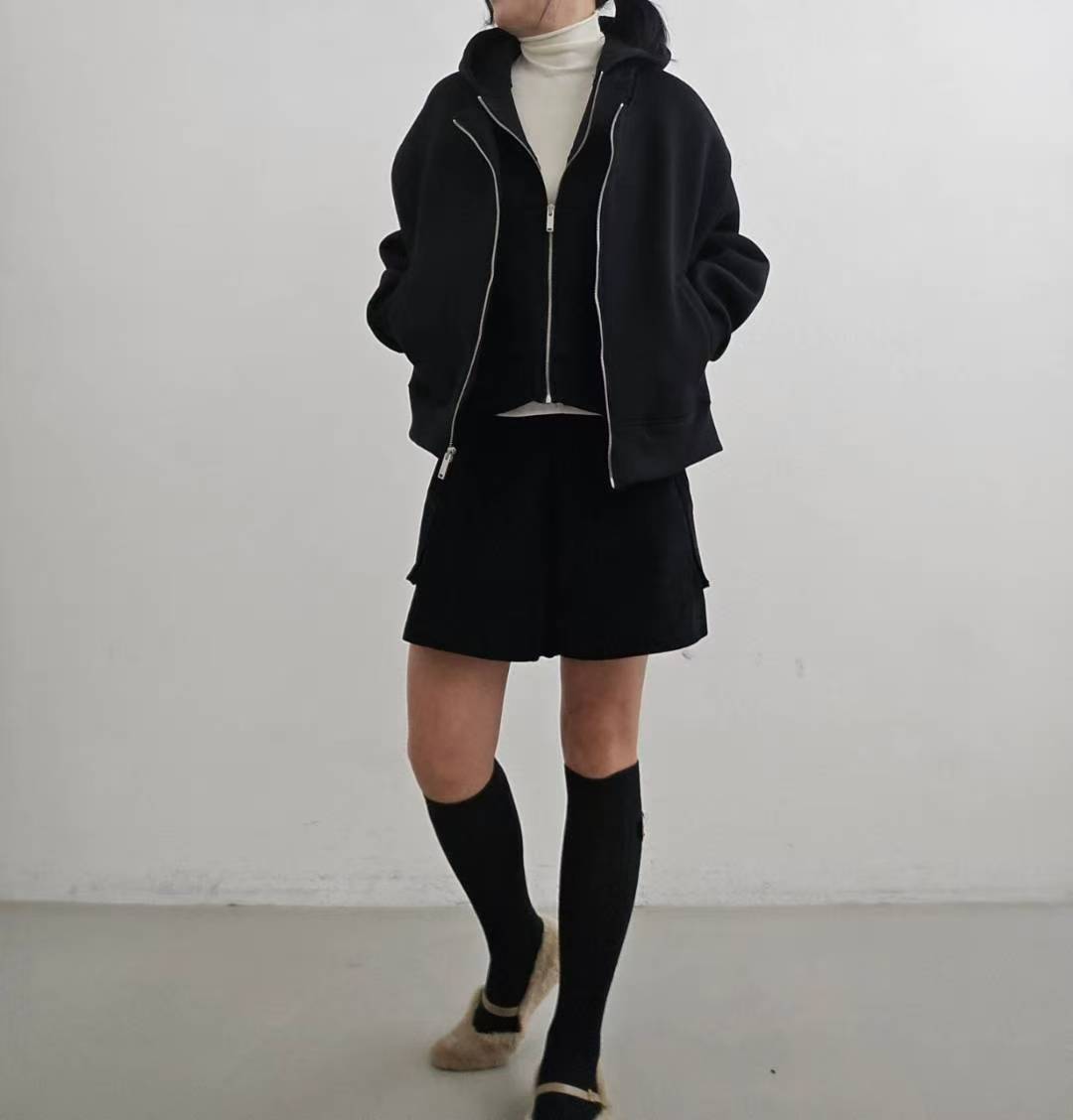 韓國直送 Double Hooded Jacket - HLY & CHOCCICO