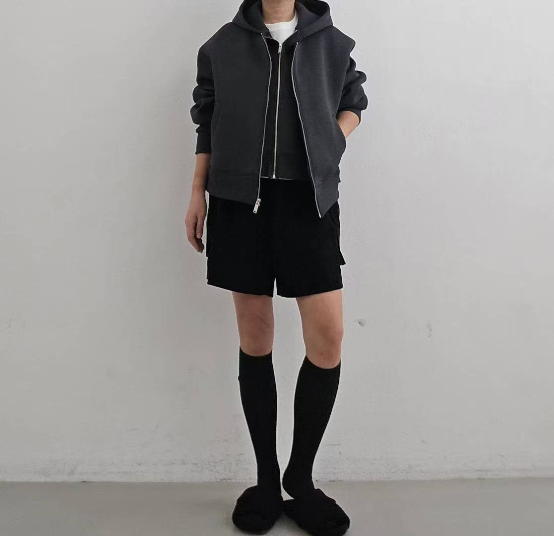 韓國直送 Double Hooded Jacket - HLY & CHOCCICO