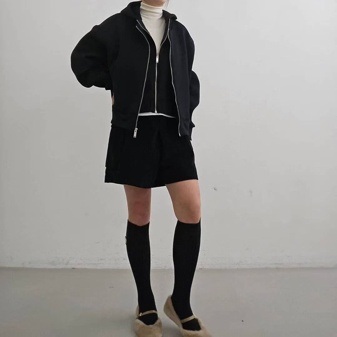 韓國直送 Double Hooded Jacket - HLY &amp; CHOCCICO